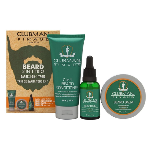 Clubman Pinaud 3-IN-1 Beard Trio Gift Pack